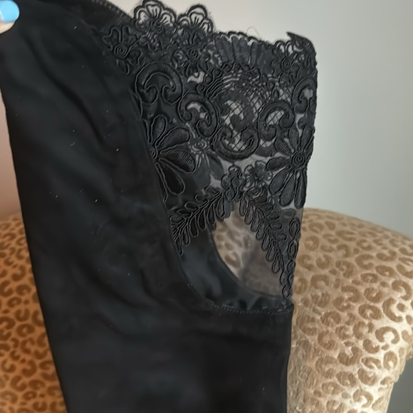 NIB OTK flat back faux suede boot with lace trim - Picture 3 of 11